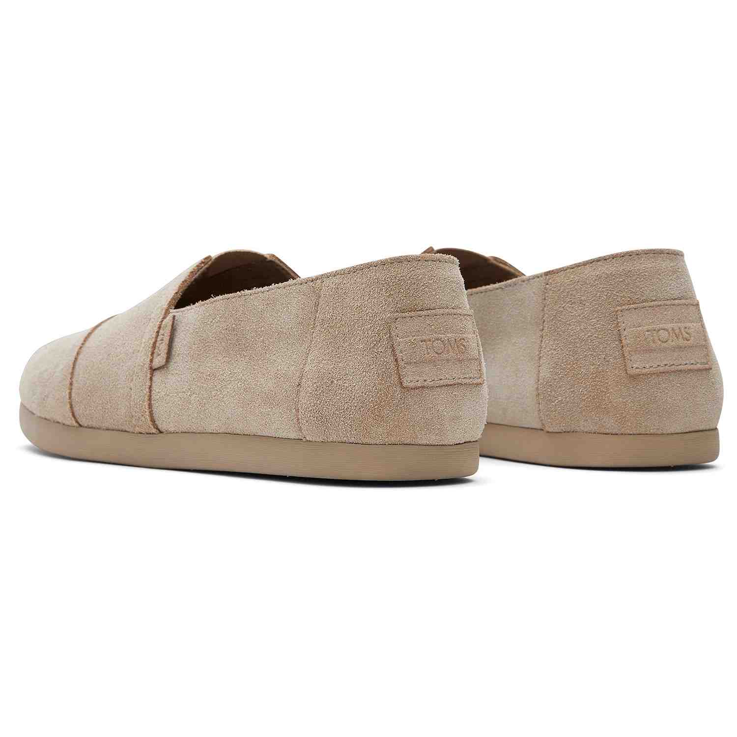 Men's Taupe Suede Lightweight Slip Ons