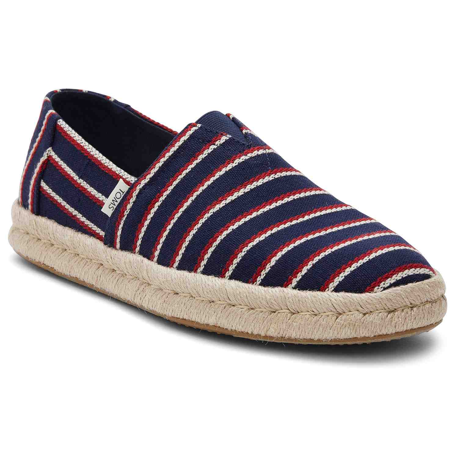 Men's Striped Jute Wrap Espadrilles