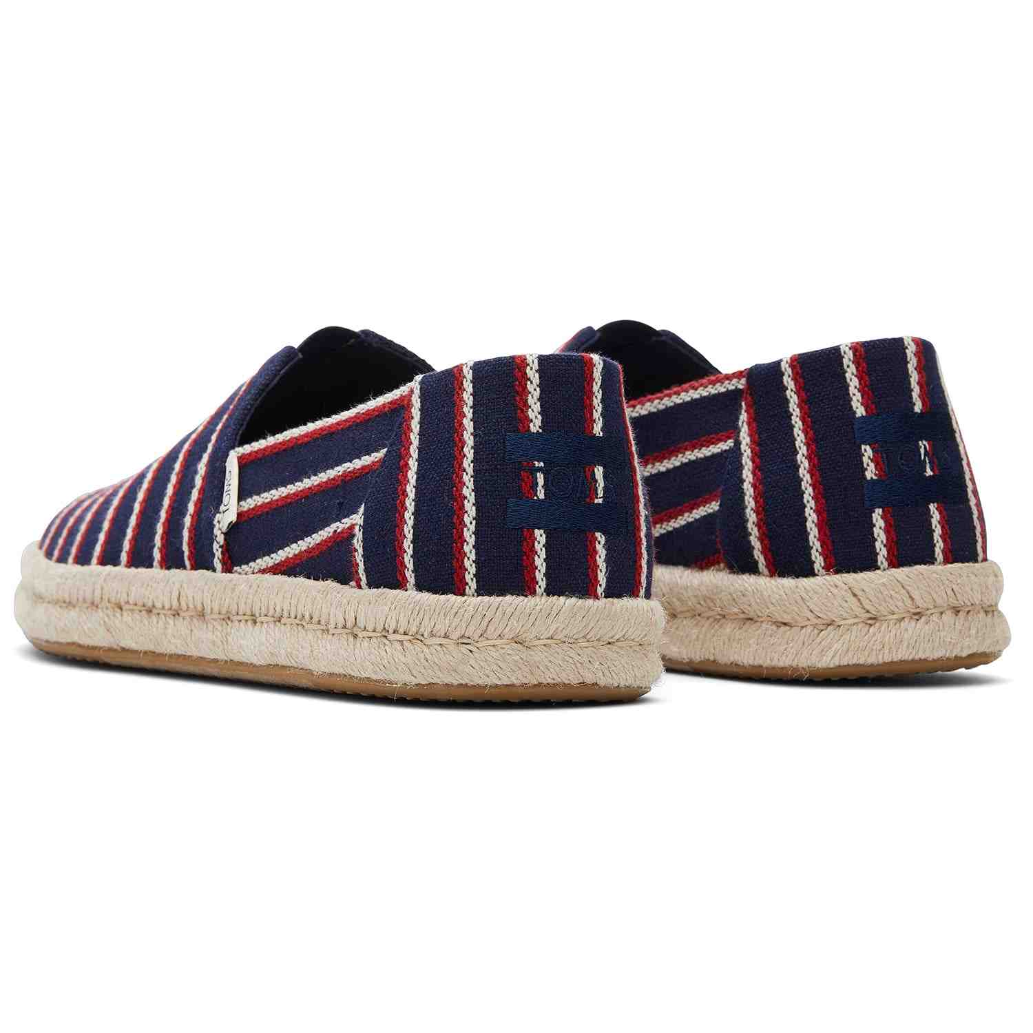 Men's Striped Jute Wrap Espadrilles