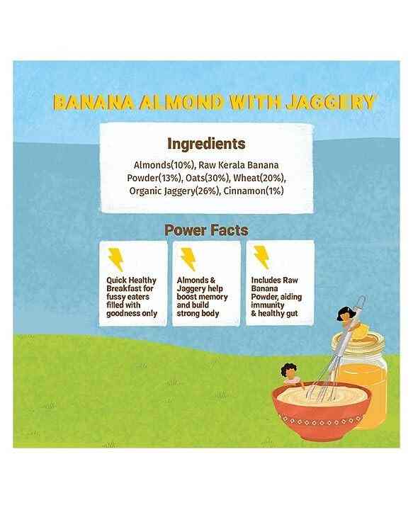 Tots & Moms | No Sugar No Maida Pancake Mix | Banana Almond Pancake Mix | 250G