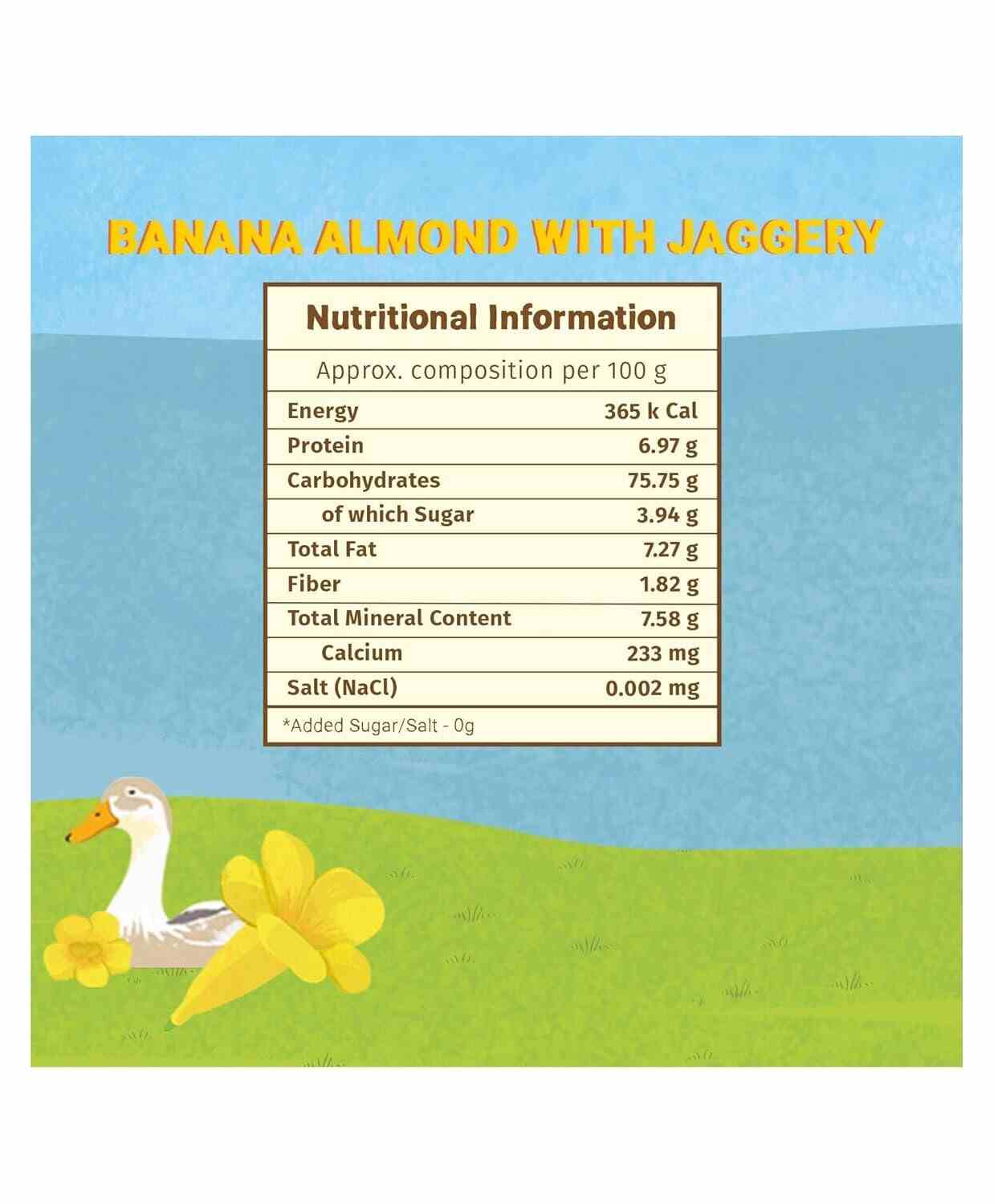 Tots & Moms | No Sugar No Maida Pancake Mix | Banana Almond Pancake Mix | 250G