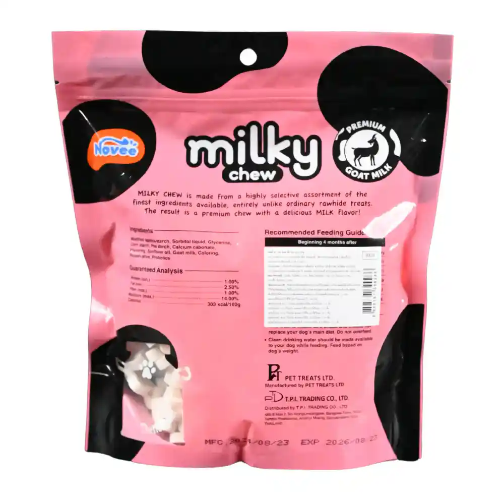 Novee Milky Chew Goat Milk Mini Bone Treats for Dogs