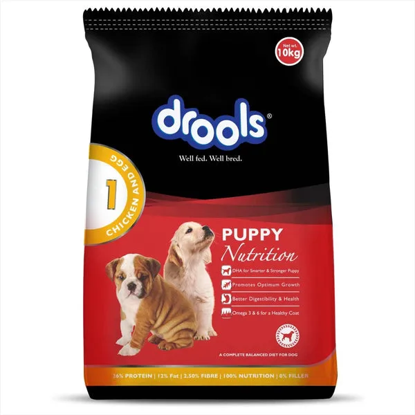 Drools Chicken &  Egg Puppy Dog Dry Food