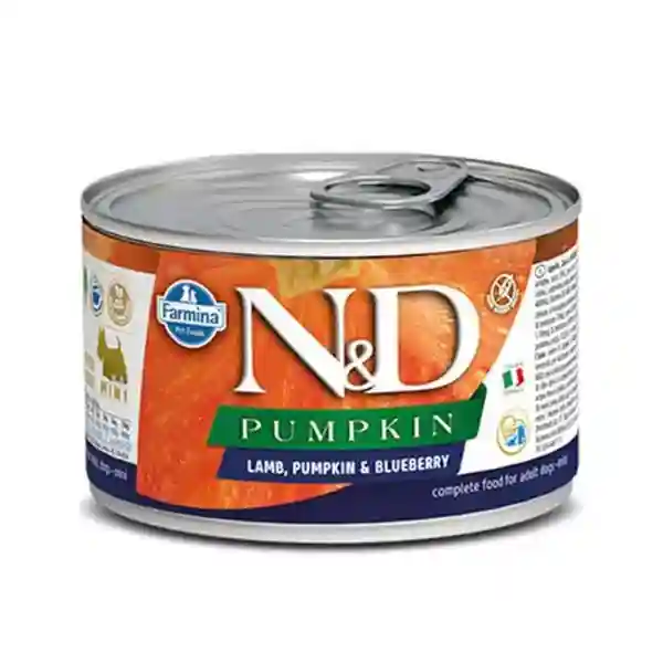 Farmina N&D Grain Free Pumpkin Lamb and Blueberry Adult Mini Wet Dog Food