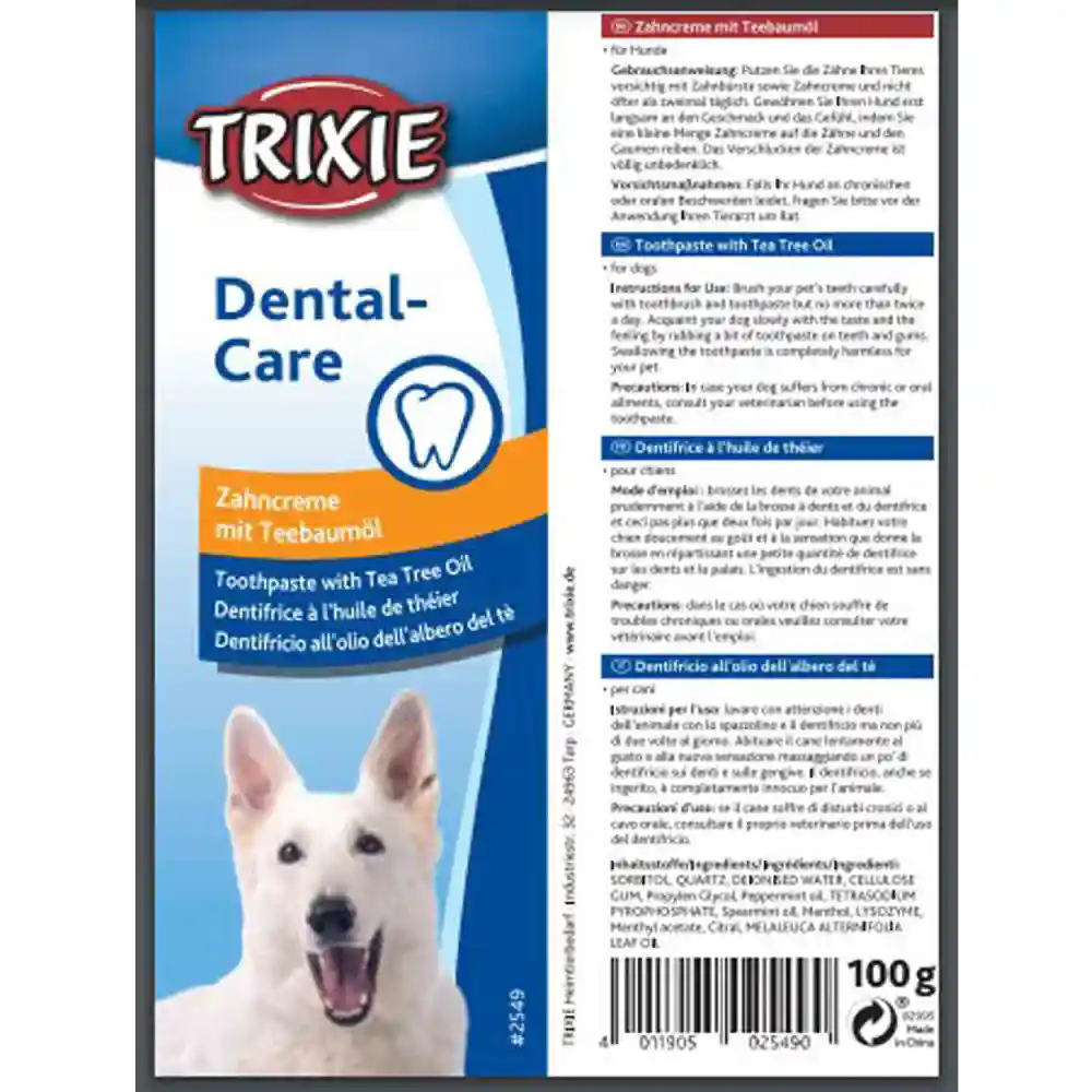 Trixie Dog Toothpaste With Tea Tree Oil 100 Gm