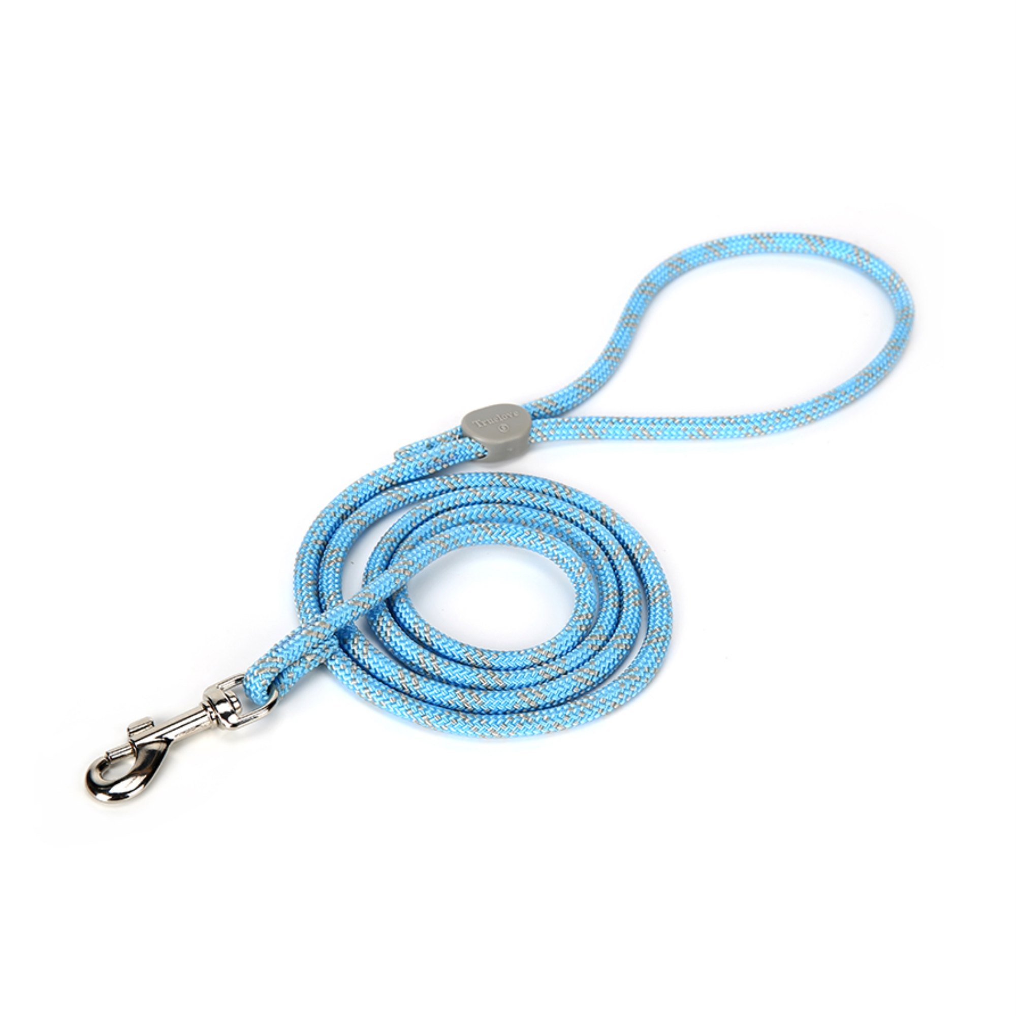 Truelove High Density Rope Webbing Leash for Dogs, Blue