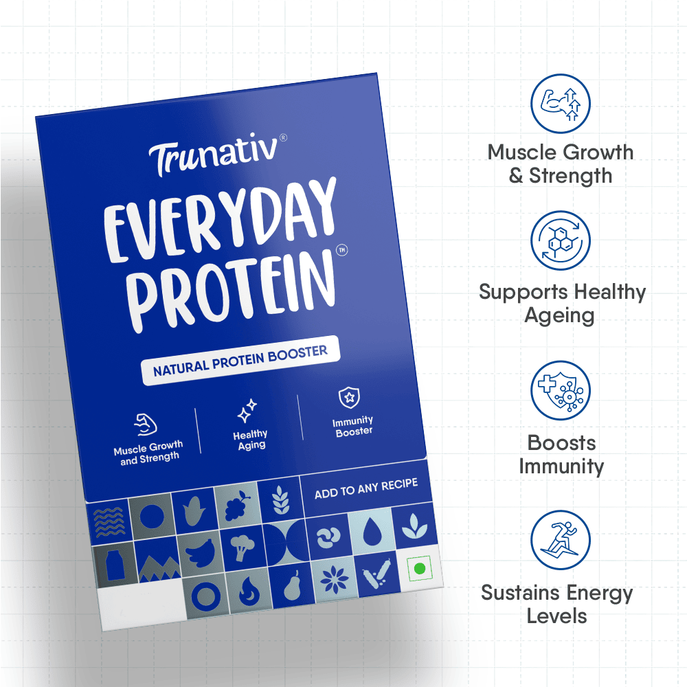 Trunativ | Cookable Milk Protein Isolate | 85% Protein | Muscle Growth & Immunity Booster | Unflavoured 900g | Pack of 1