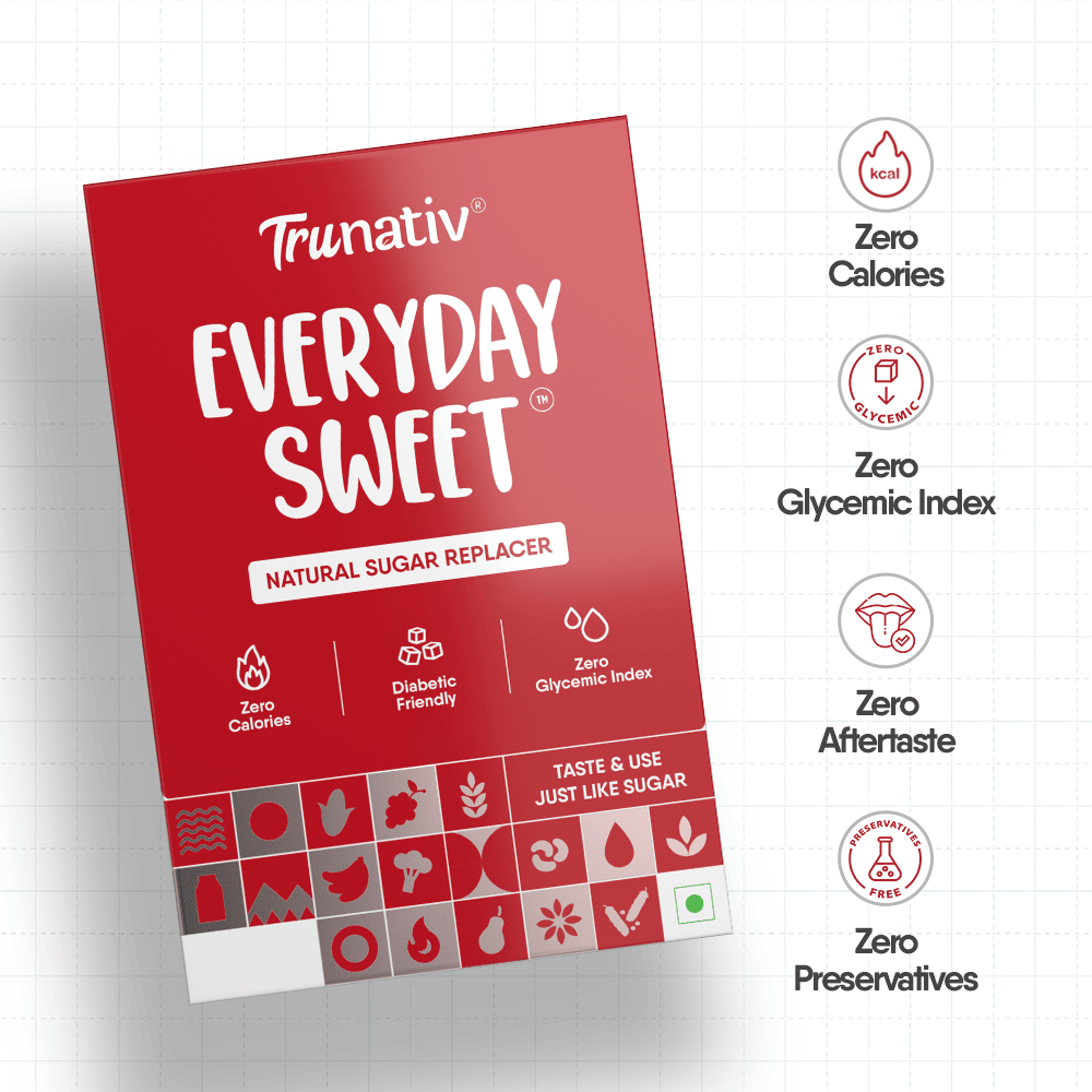 Trunativ | Everyday Sweet | Monkfruit Sweetener Powder | Diabetic & Keto Friendly | 400g | Pack of 1