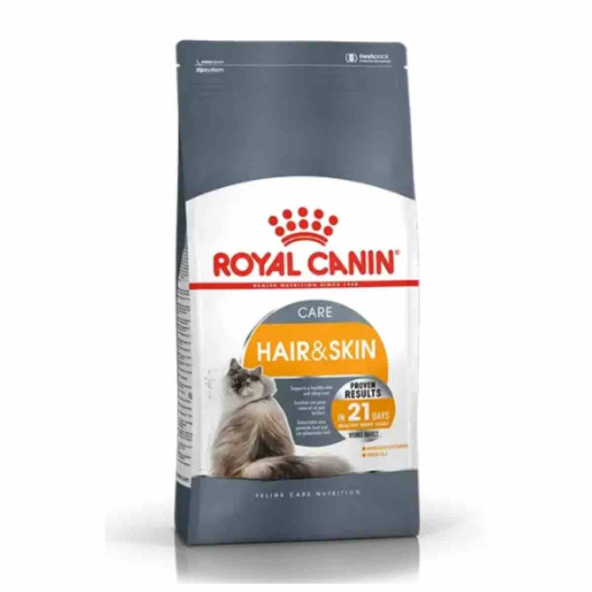 Royal Canin Hair & Skin Dry Cat Food with Free Gravy Pack