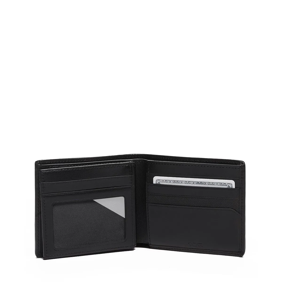 Global Center Flip Billfold Black Color