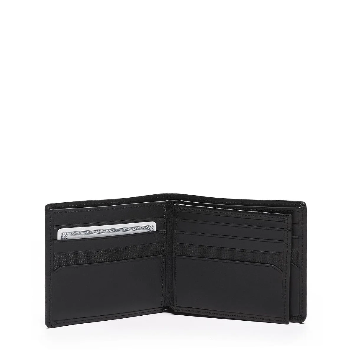 Global Center Flip Billfold Black Color