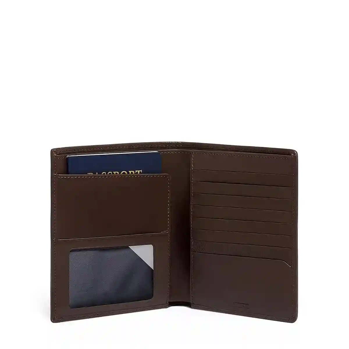 Passport Case Anthracite/Brown