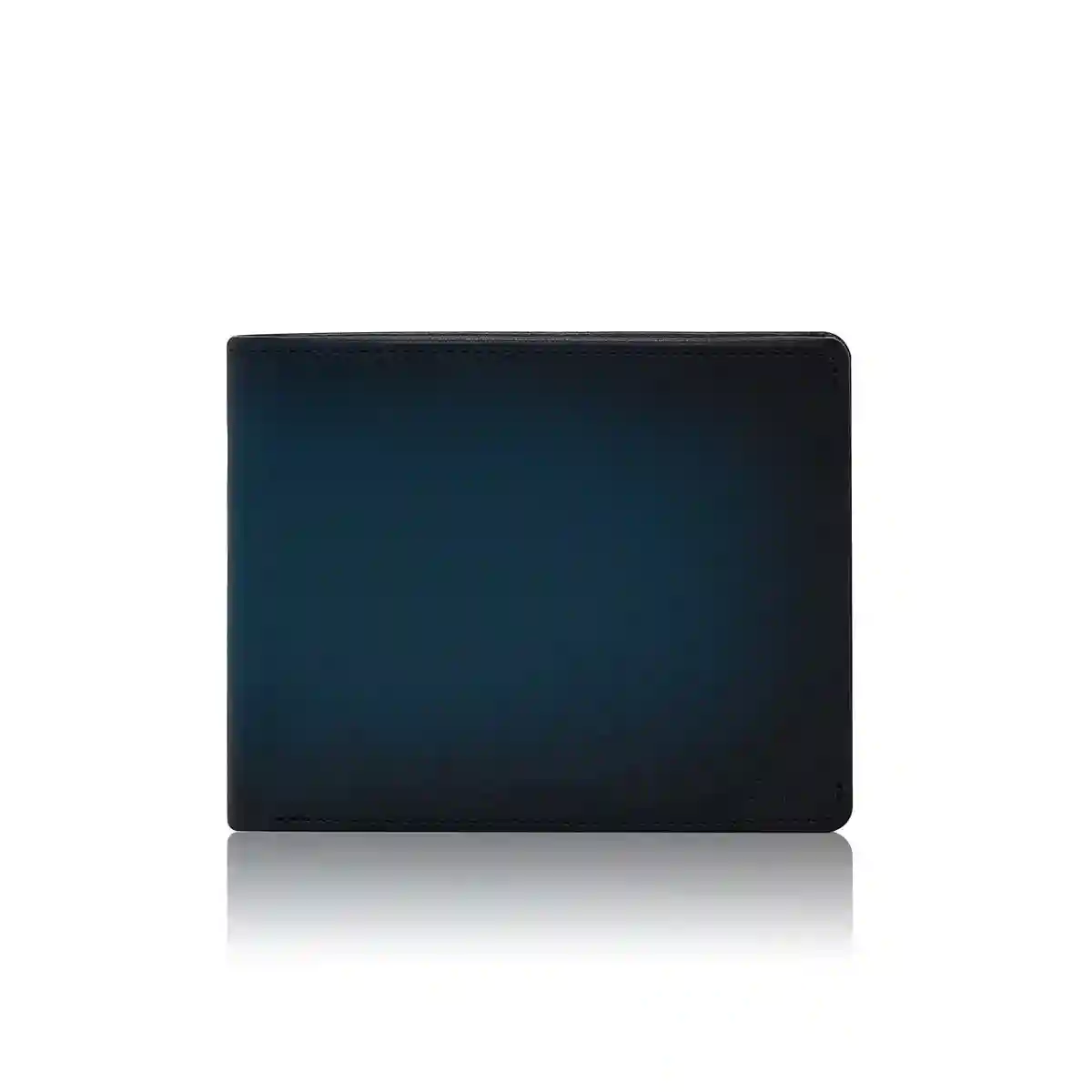 Global Double Billfold Blue Burnished