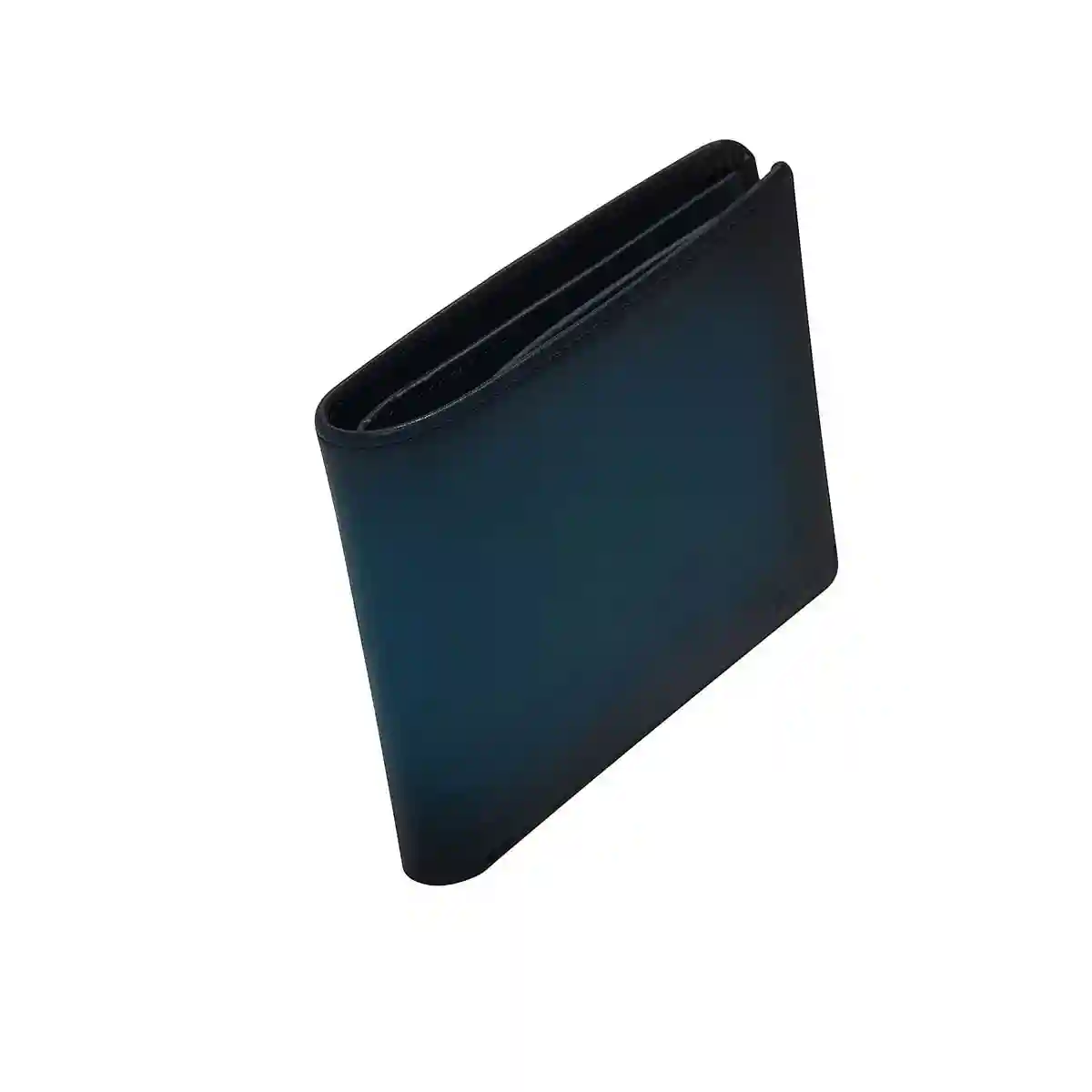 Global Double Billfold Blue Burnished