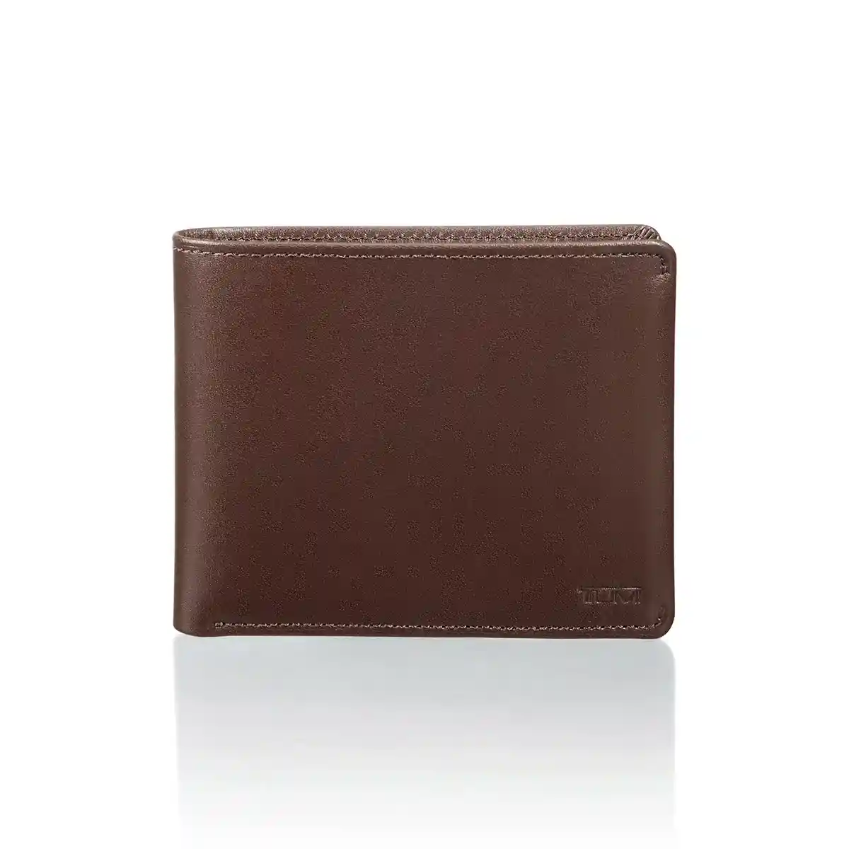 Global Double Billfold Dark Brown Smooth