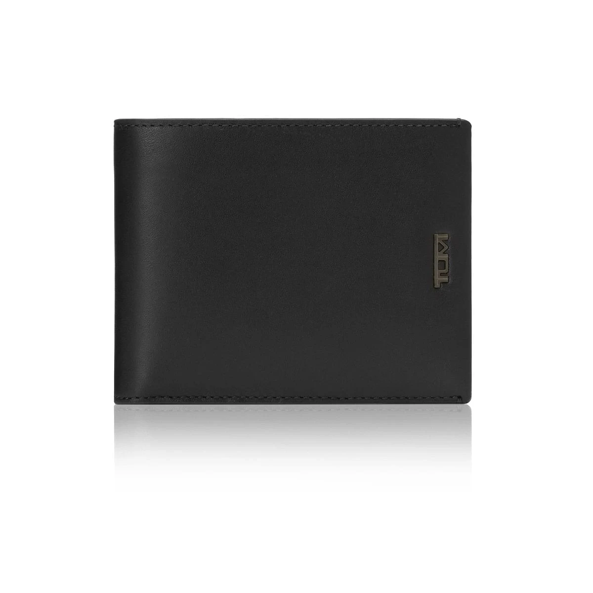 Global Double Billfold Black Smooth