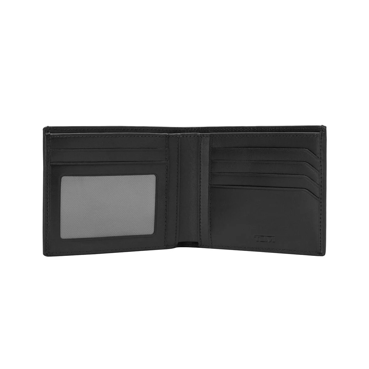 Global Double Billfold Black Smooth