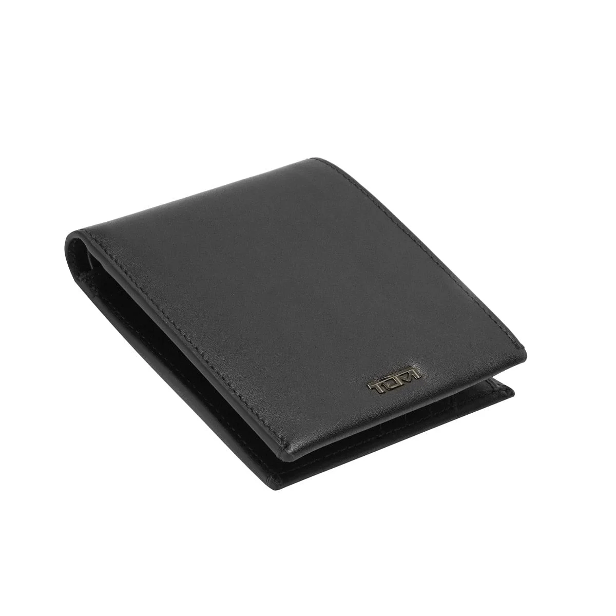 Global Double Billfold Black Smooth