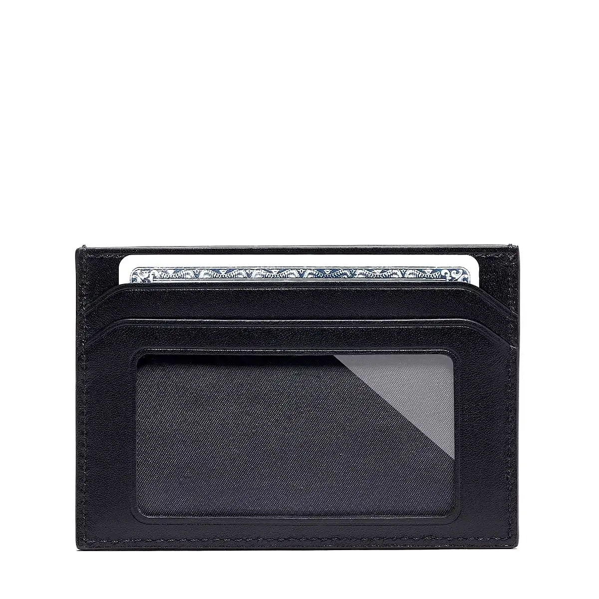 Slim Card Case Black/Bright Lime
