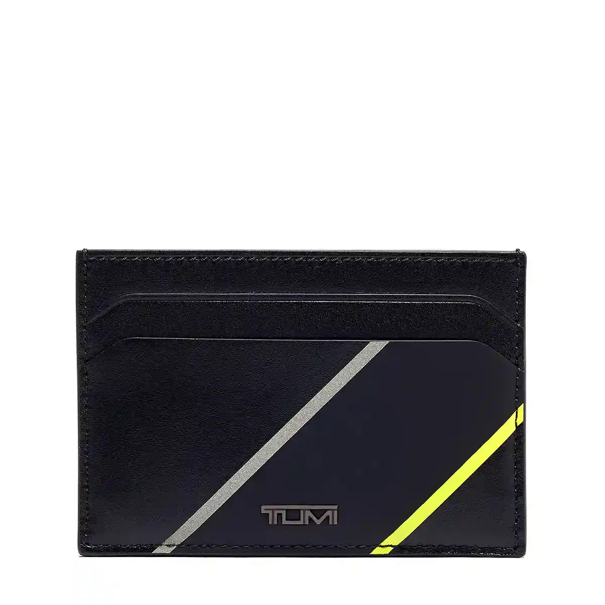 Slim Card Case Black/Bright Lime