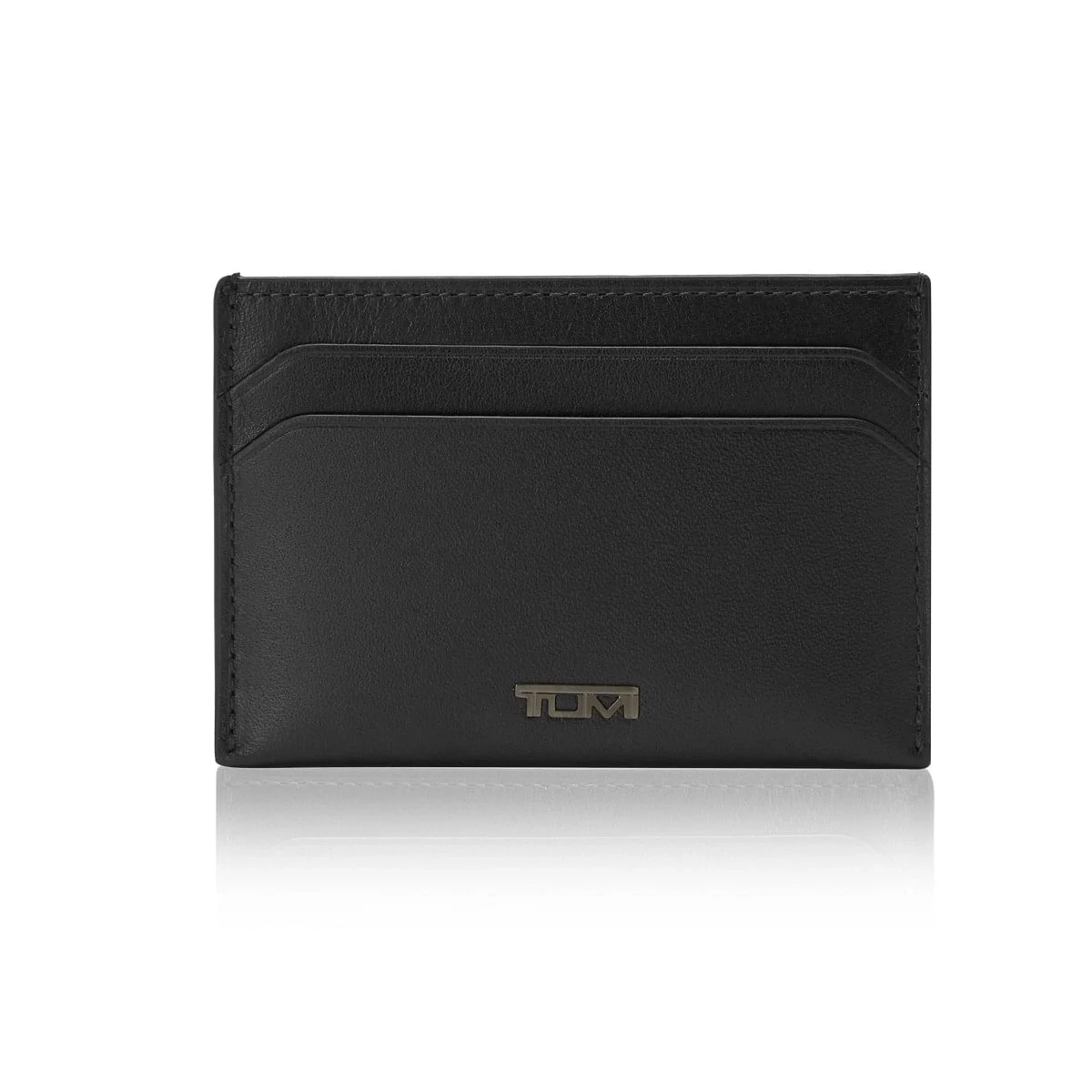 Slim Card Case Black Smooth