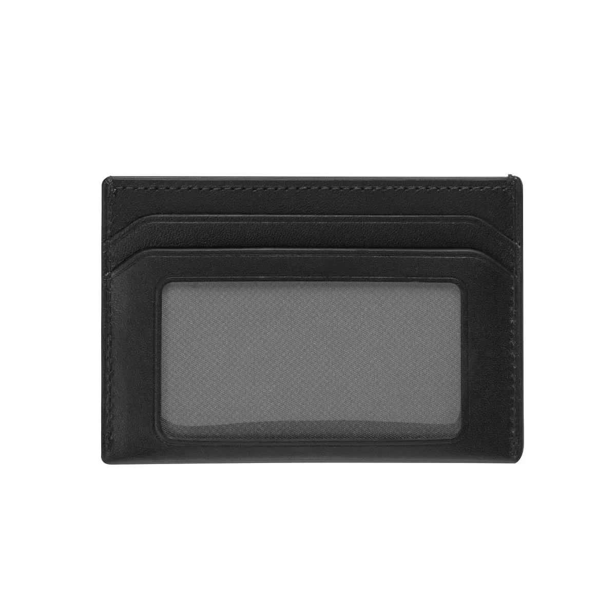 Slim Card Case Black Smooth