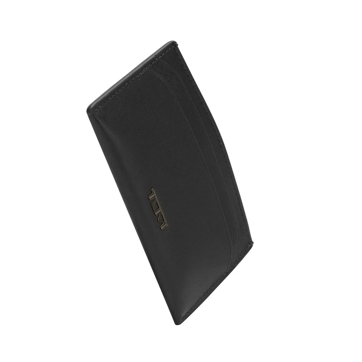 Slim Card Case Black Smooth