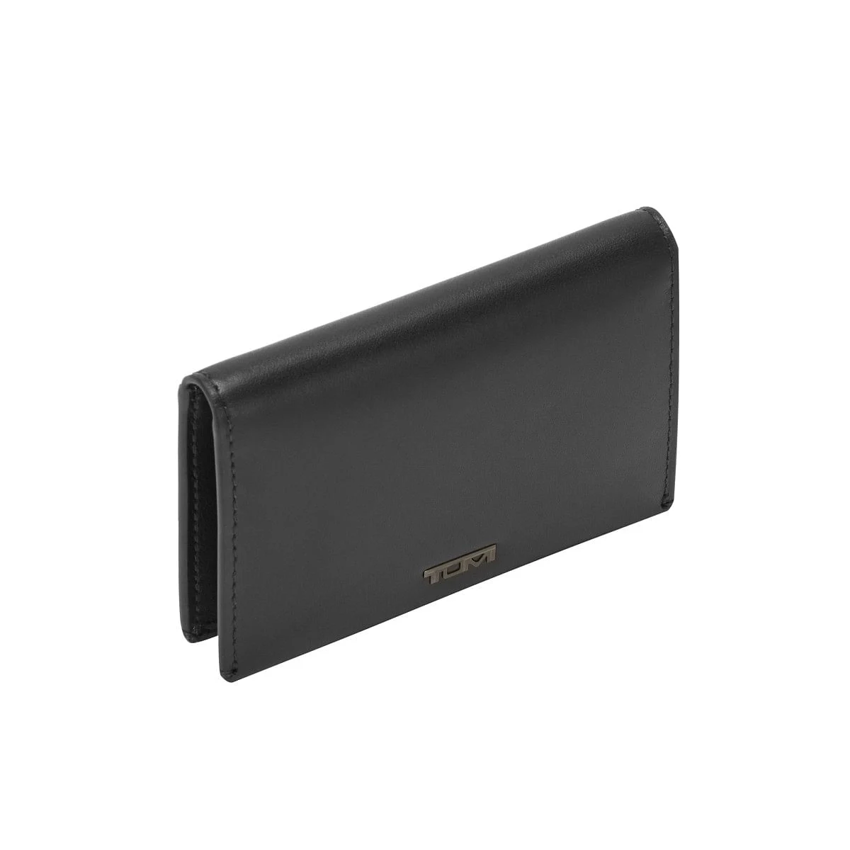 Multi Window Card Case Black Smooth