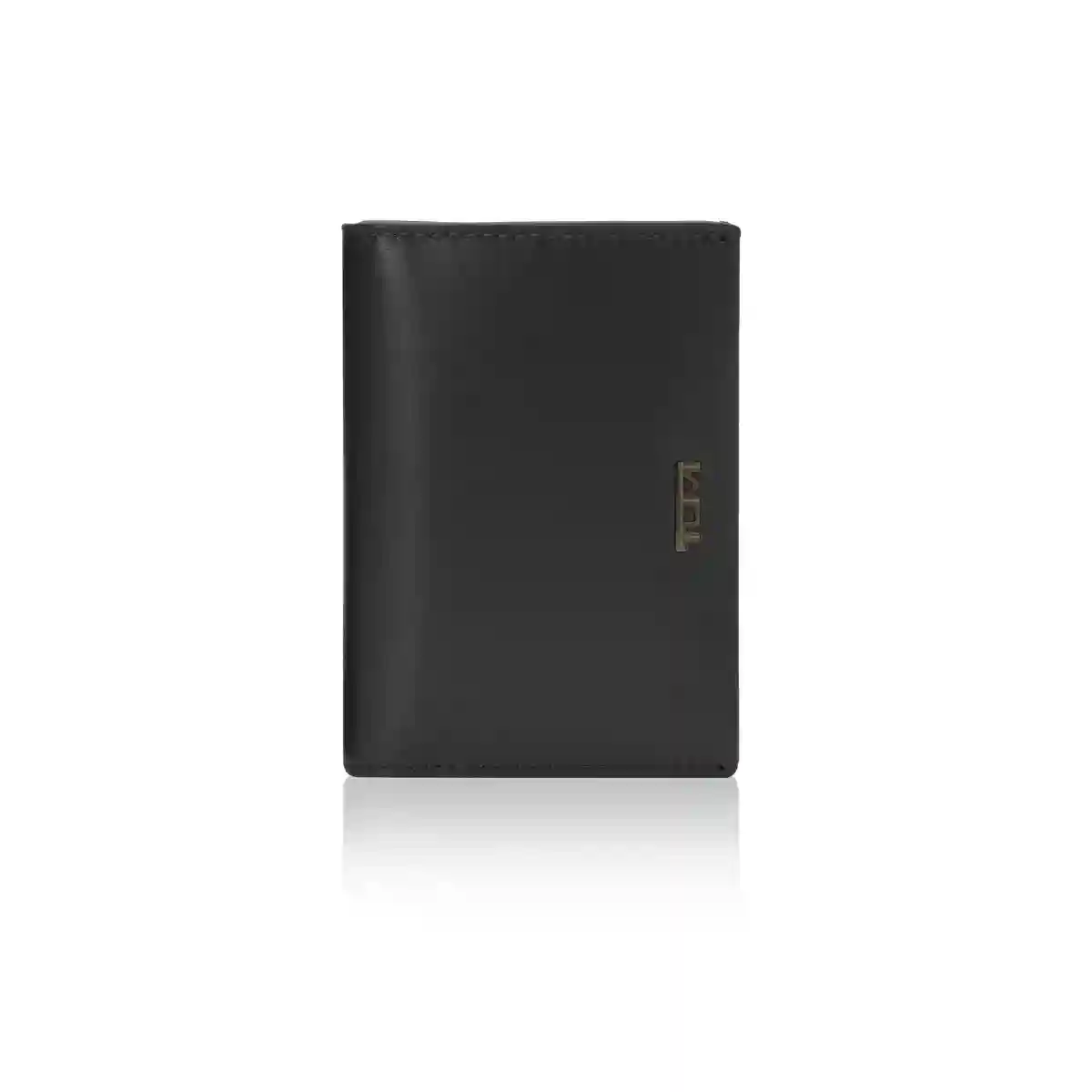 Multi Window Card Case Black Smooth