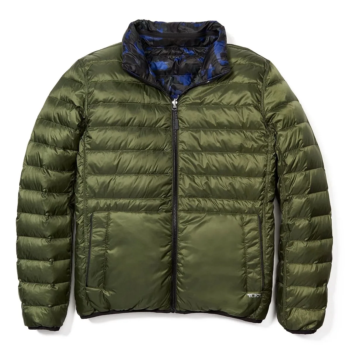 Mens Patrol Reversible Packable Travel Puffer Jacket