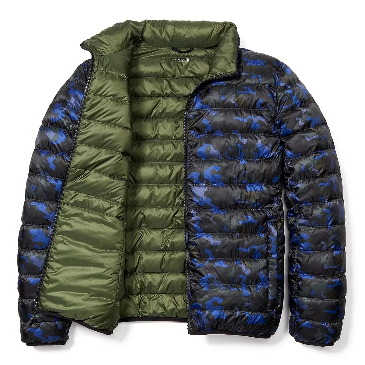 Mens Patrol Reversible Packable Travel Puffer Jacket