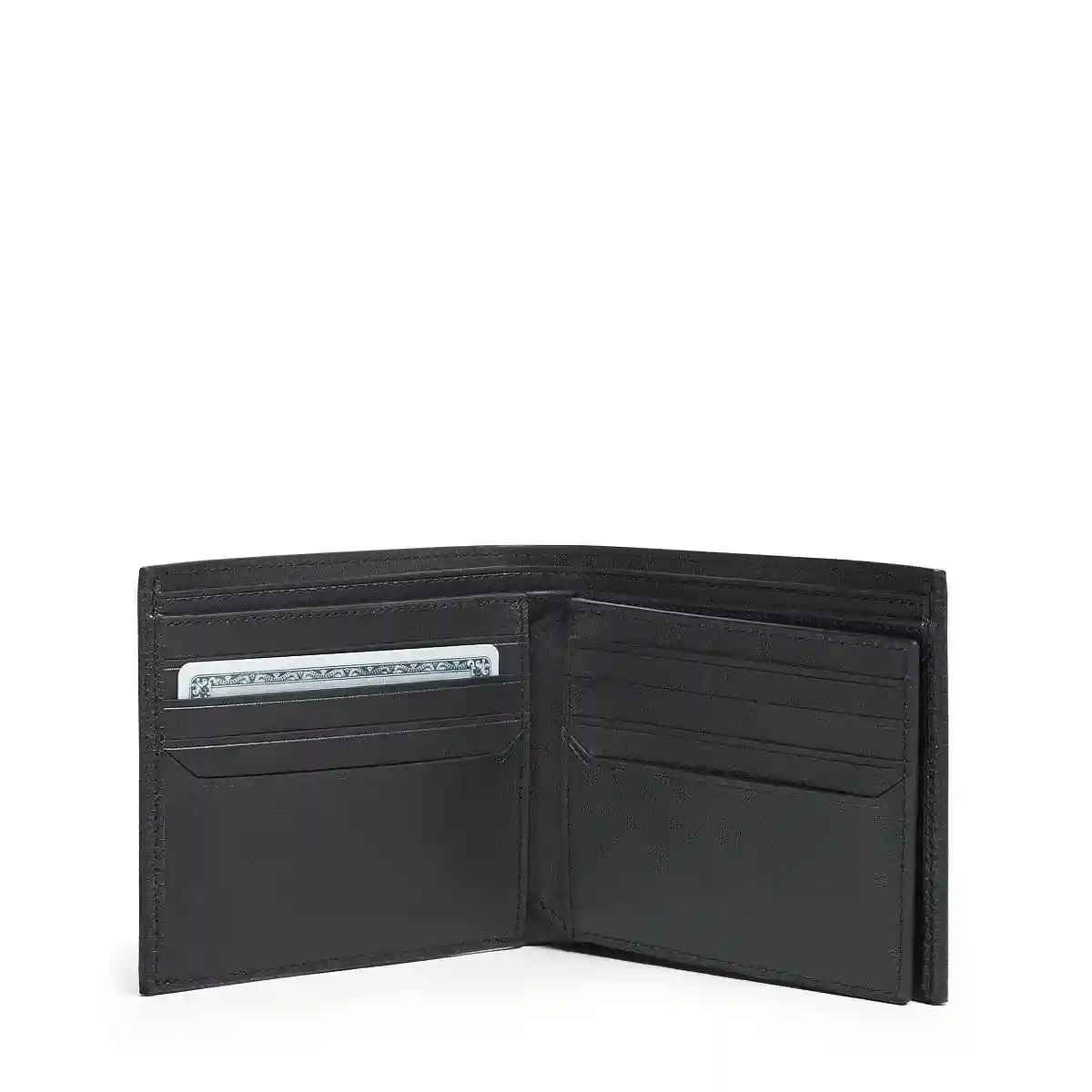 Global Center Flip Passcase Billfold Black Color