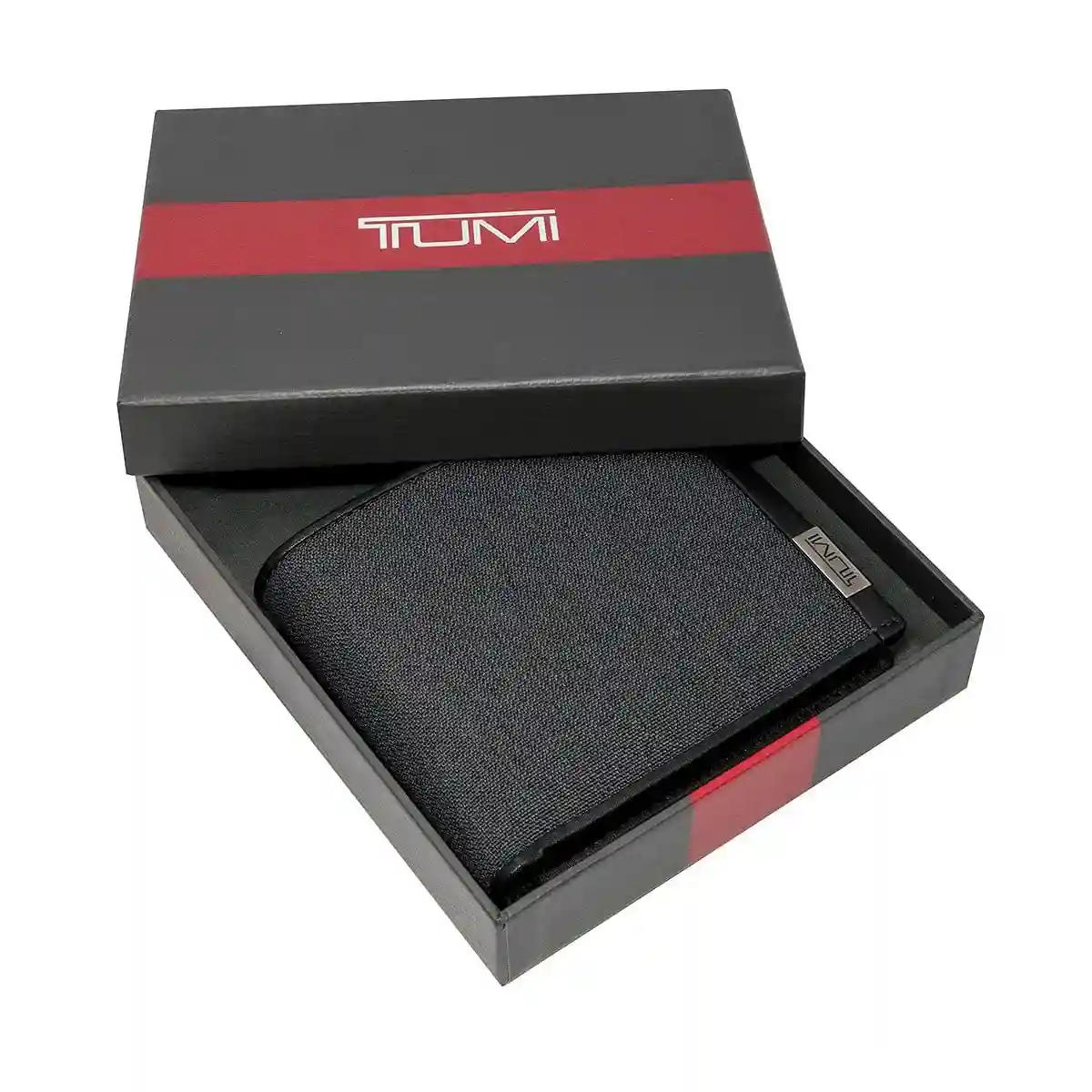 Global Center Flip Passcase Billfold Anthracite/Black