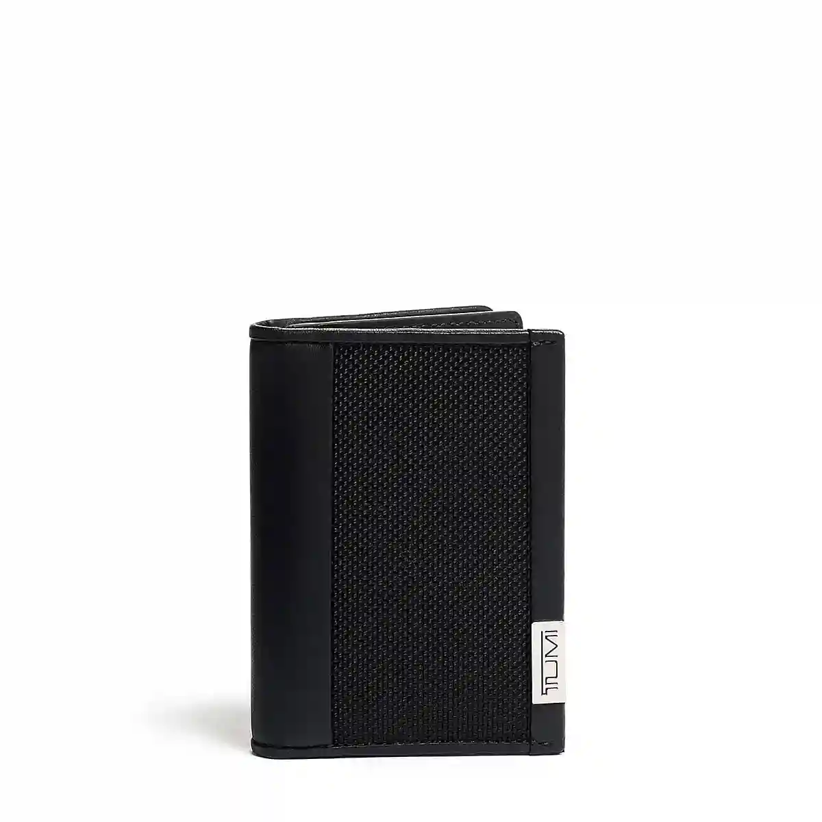 Gusseted Card Case Black Chrome