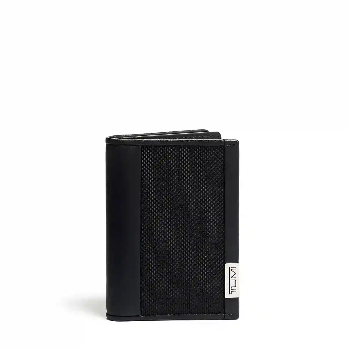 Gusseted Card Case Black Chrome