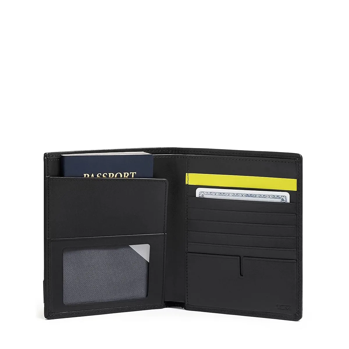 Passport Case Reflective Brt. Lime