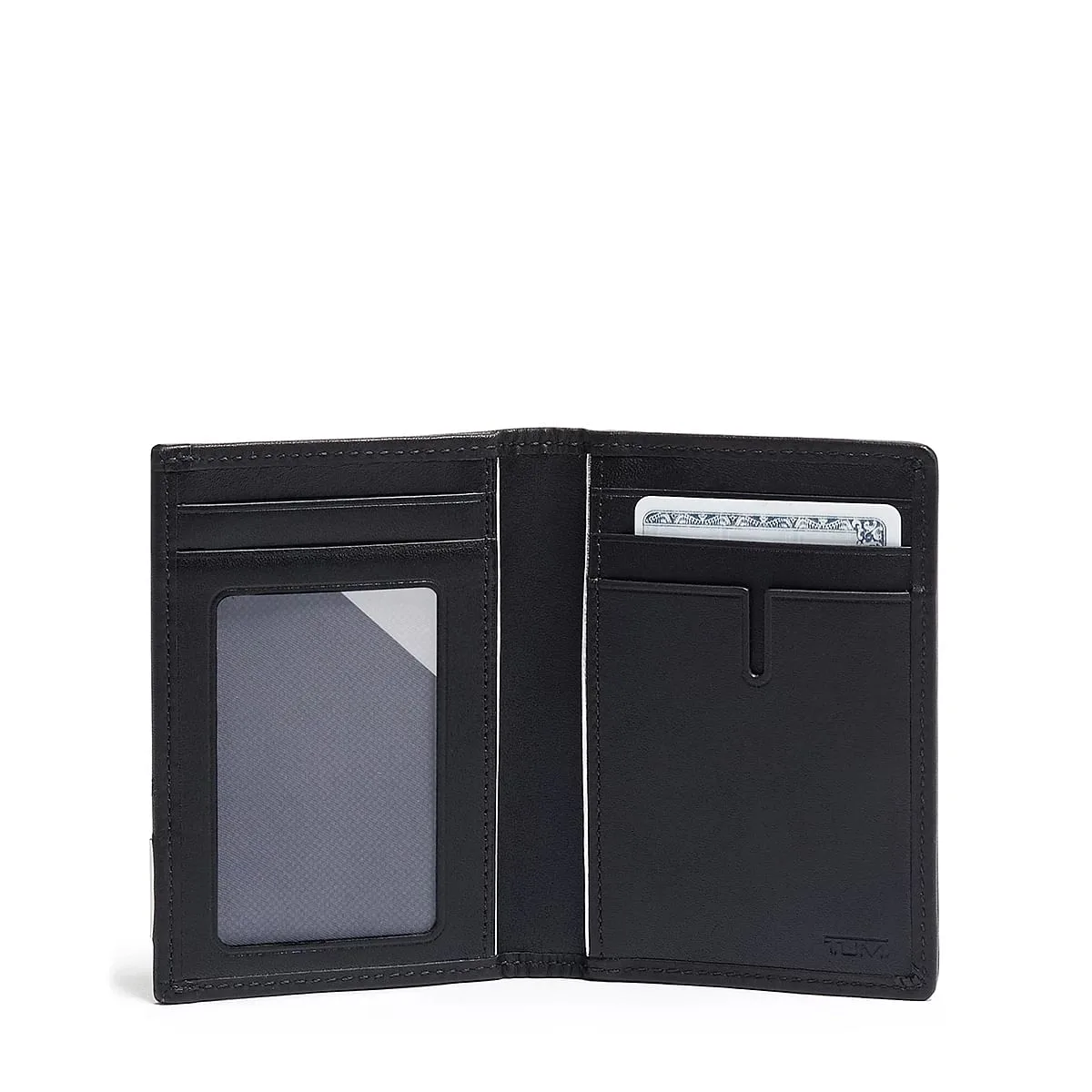 Multi Window Card Case Black Chrome