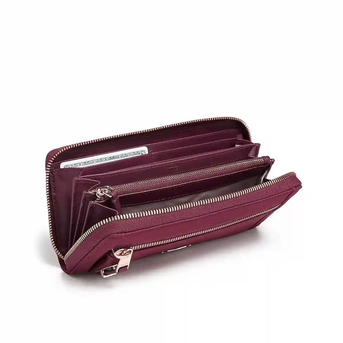 Zip-Around Continental Wallet Berry