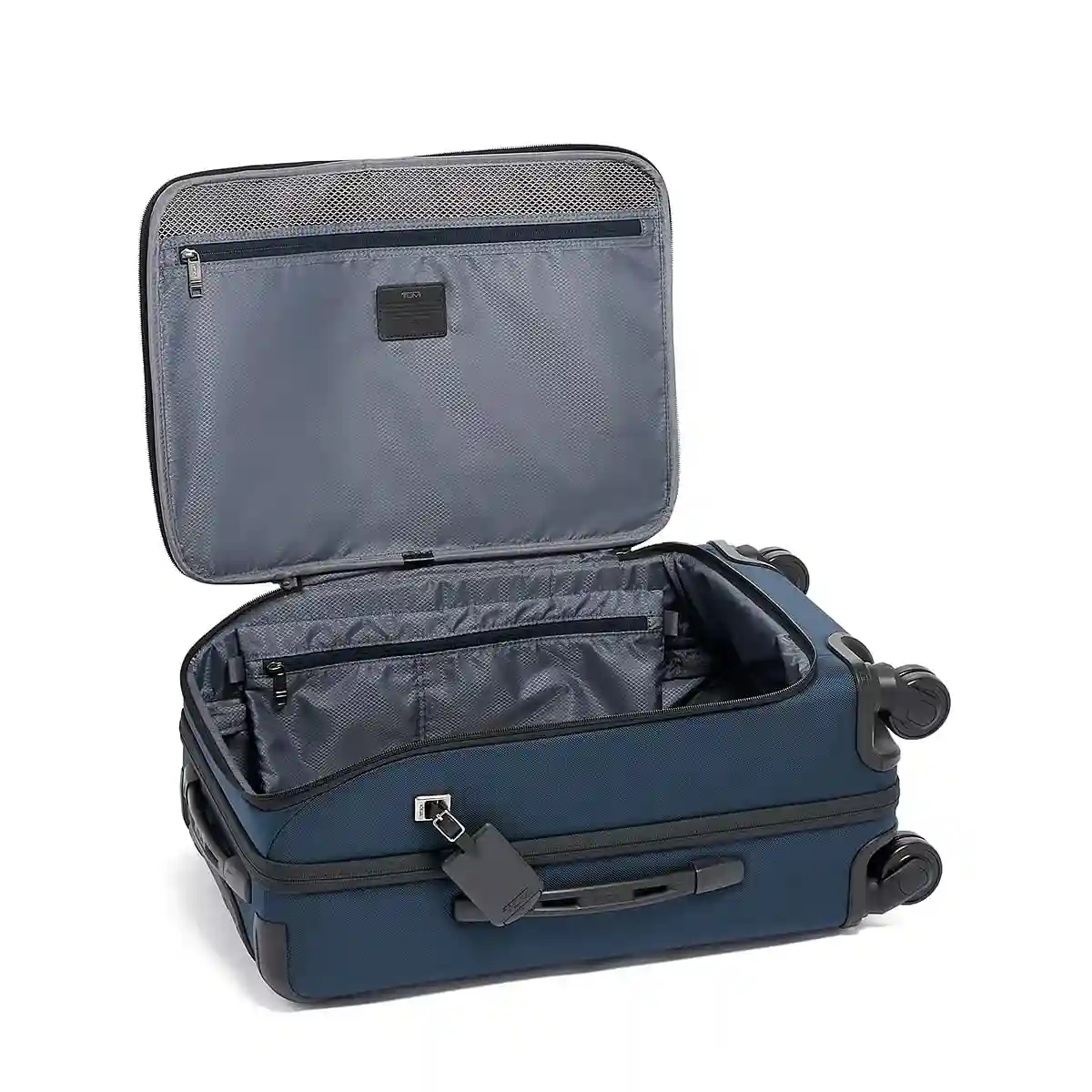 International Front Lid 4 Wheeled Carry-On Navy