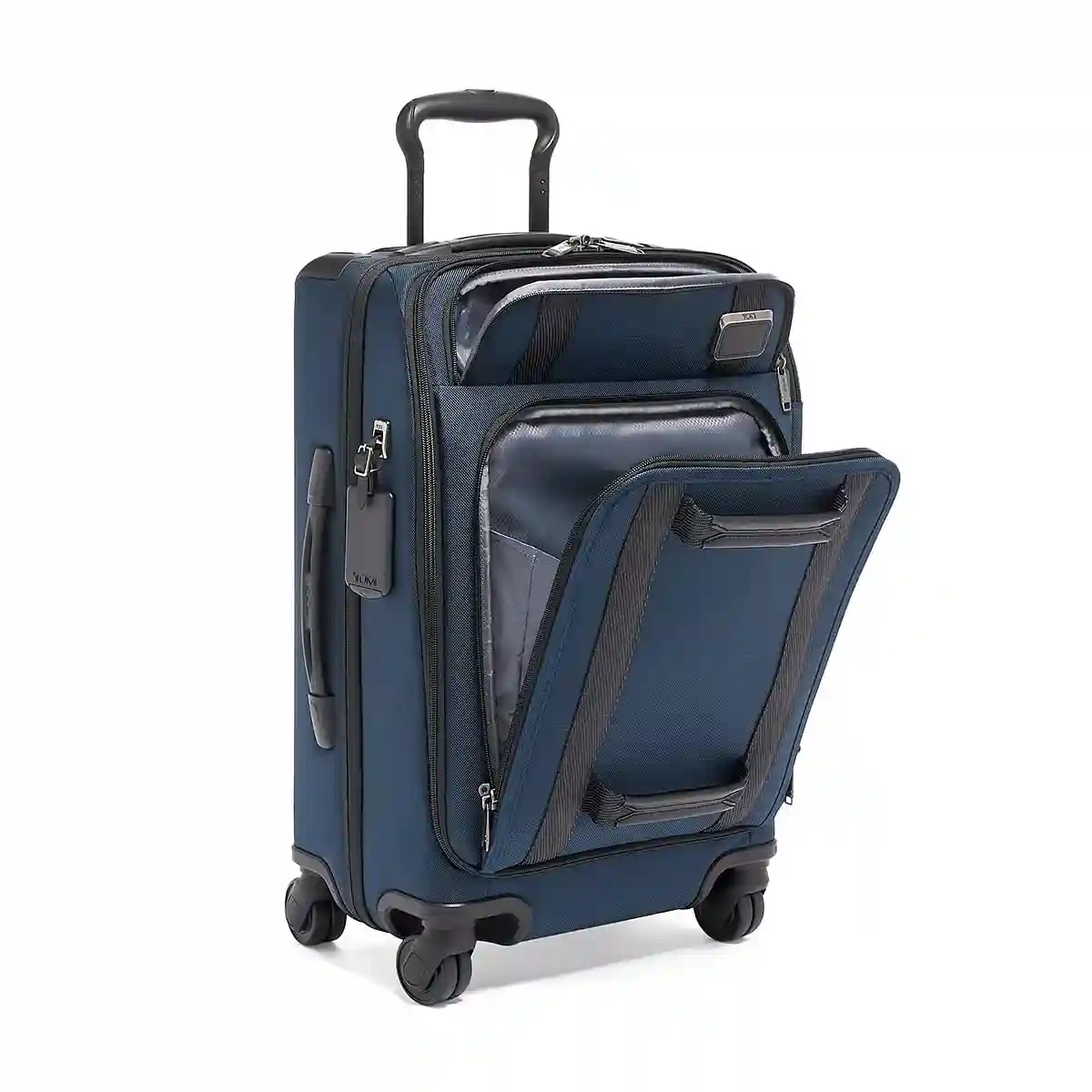 International Front Lid 4 Wheeled Carry-On Navy