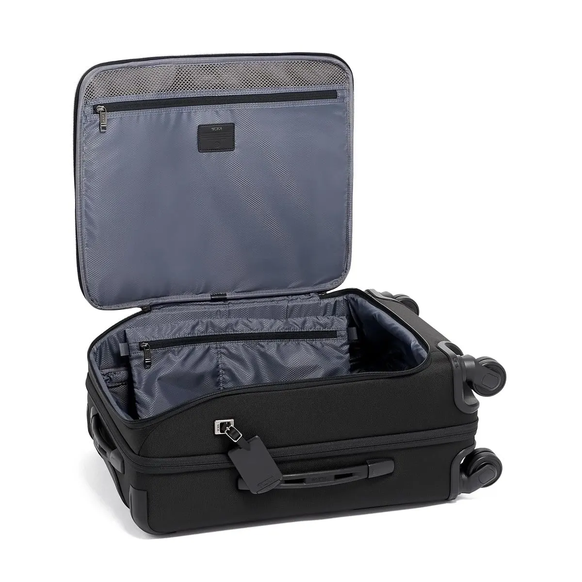 Continental Front Lid 4 Wheeled Carry-On Black