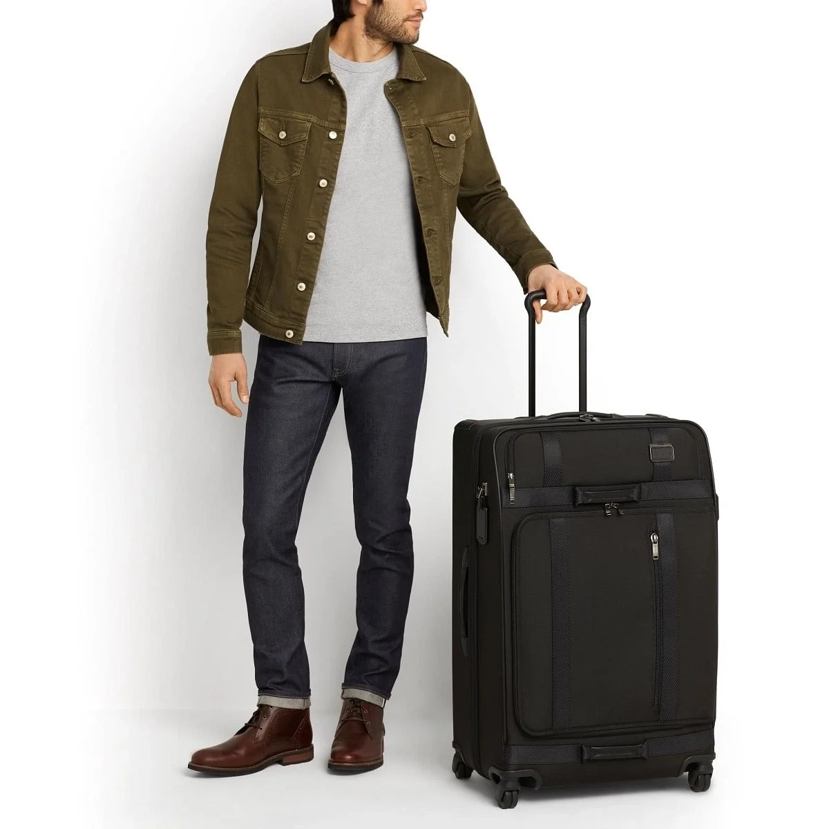Extended Trip Expandable 4 Wheeled Packing Case Black