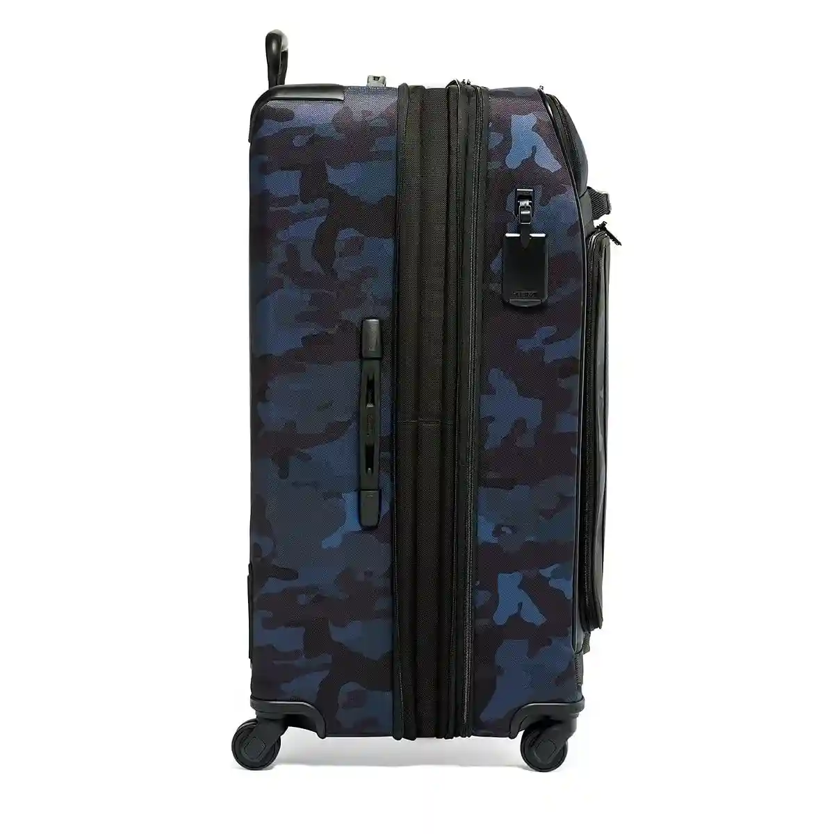 Extended Trip Expandable 4 Wheeled Packing Case Checked Luggage Navy Camouflage
