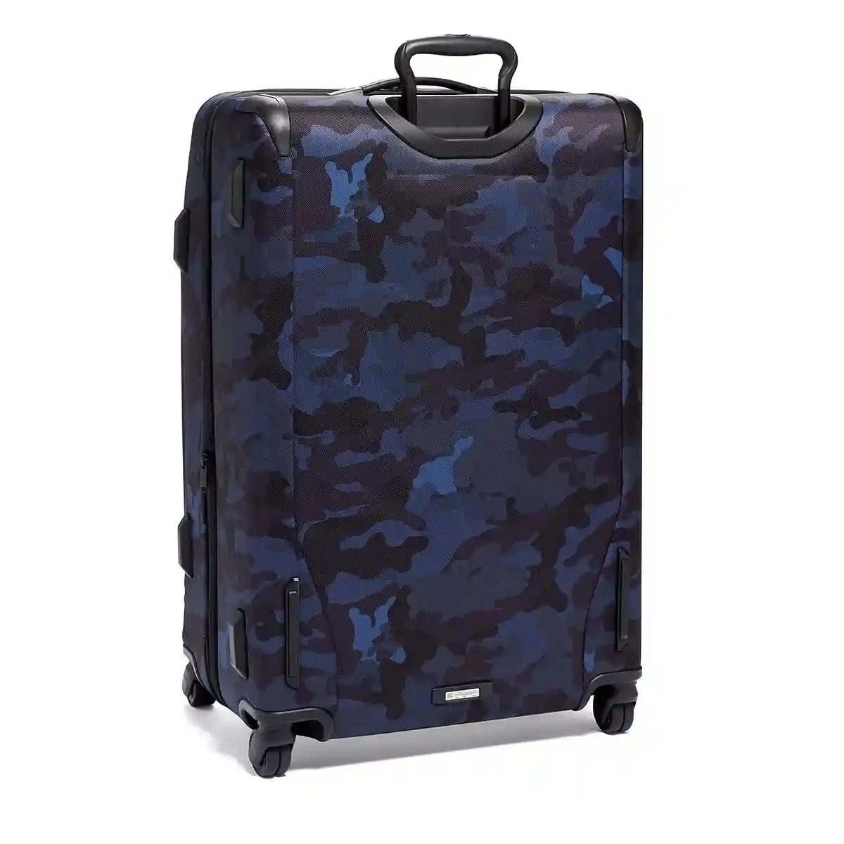 Extended Trip Expandable 4 Wheeled Packing Case Checked Luggage Navy Camouflage