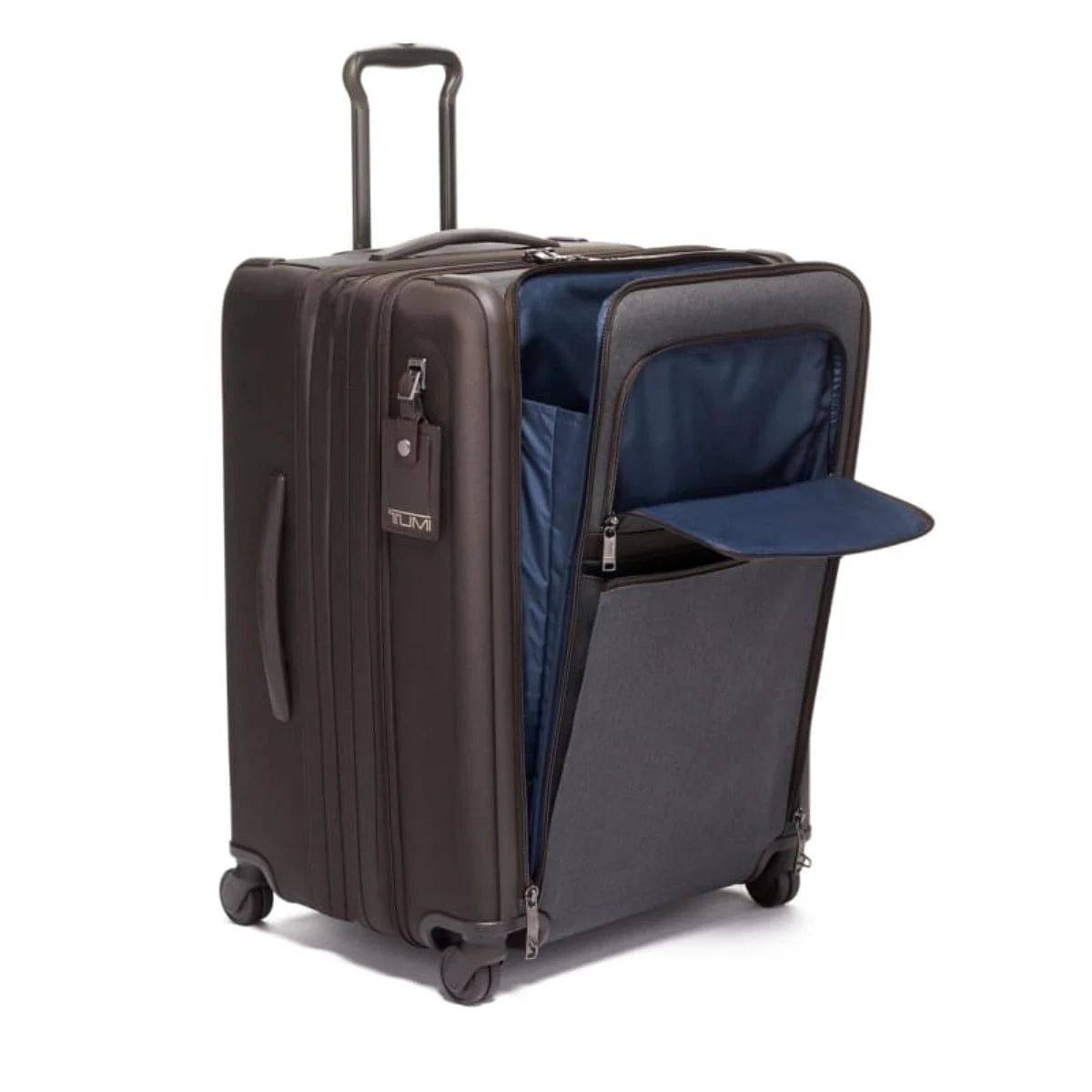 Short Trip Expandable 4 Wheeled Packing Case Checked Luggage Anthracite