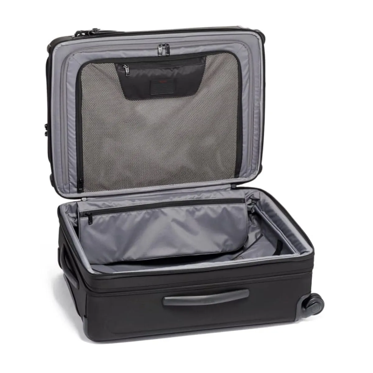 Short Trip Expandable 4 Wheeled Packing Case Checked Luggage Black