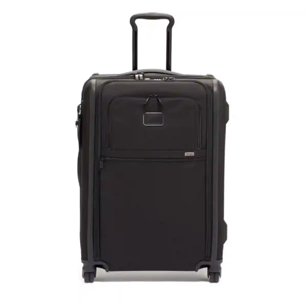 Short Trip Expandable 4 Wheeled Packing Case Checked Luggage Black