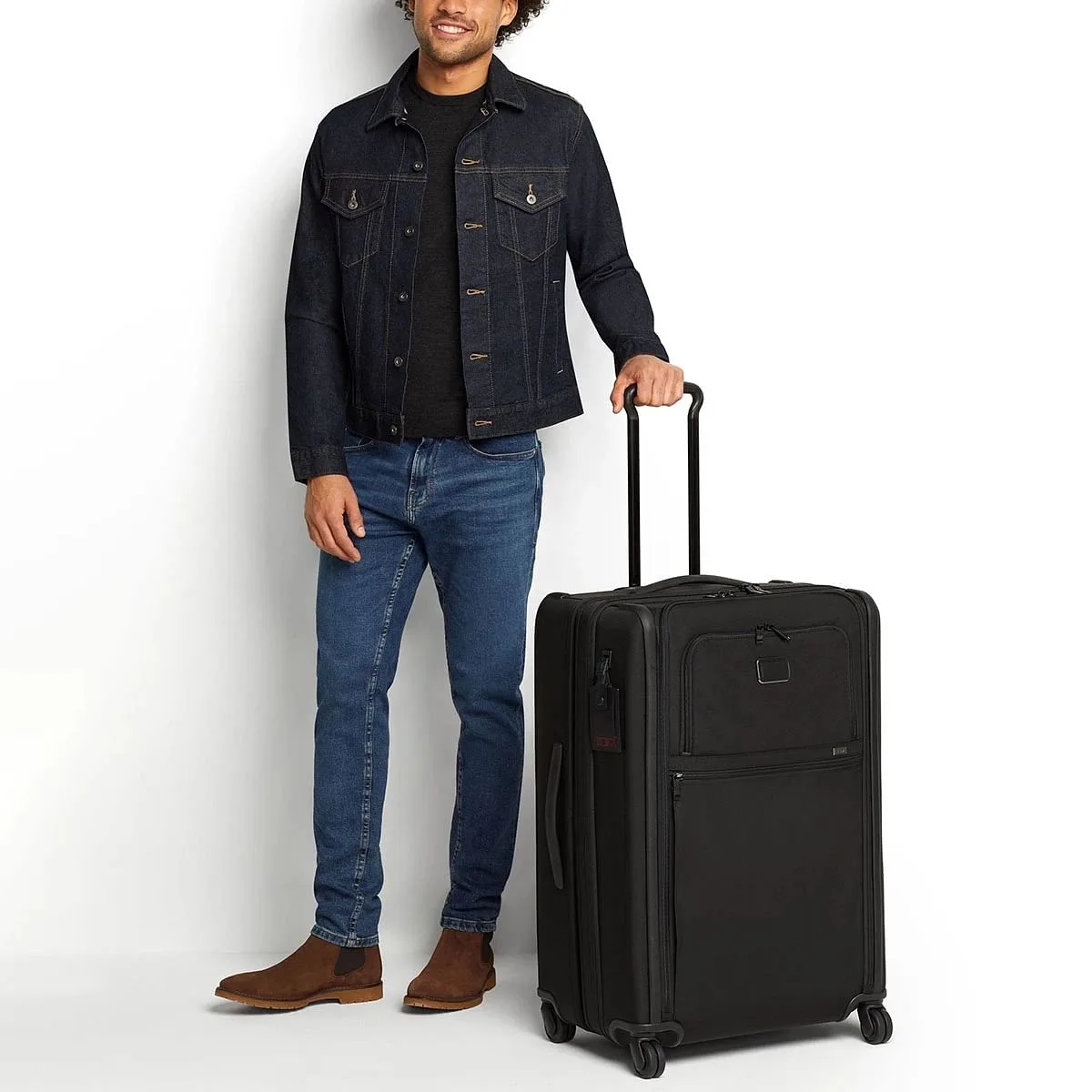 Medium Trip Expandable 4 Wheeled Packing Case Checked Luggage Anthracite