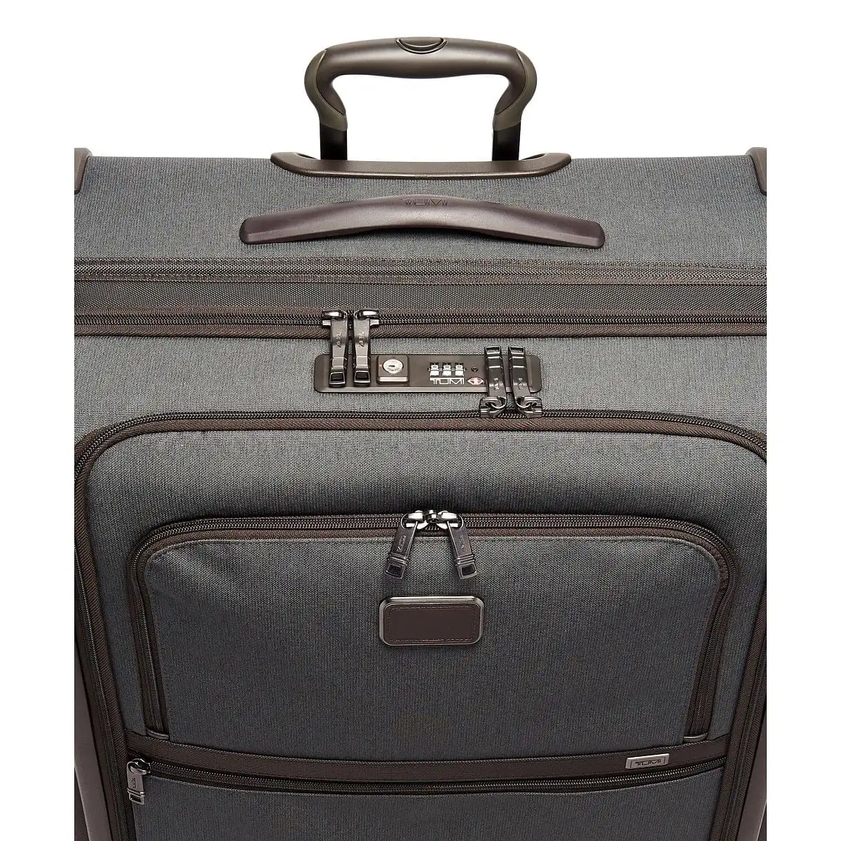 Extended Trip Expandable 4 Wheeled Packing Case Checked Luggage Anthracite