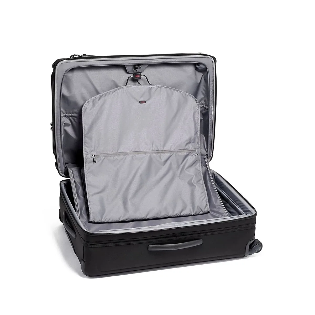 Extended Trip Expandable 4 Wheeled Packing Case Checked Luggage Black
